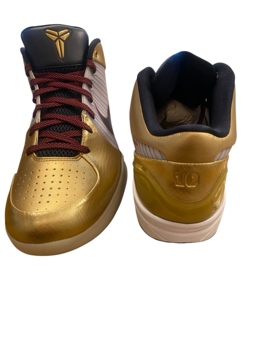 Nike Kobe 4 Protro Gold Metal Athletic Basketball Sneakers New & box size 14 - Picture 4 of 15